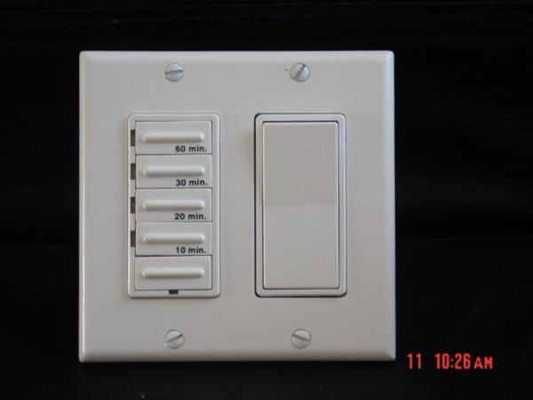 IR heaters control with light switch
